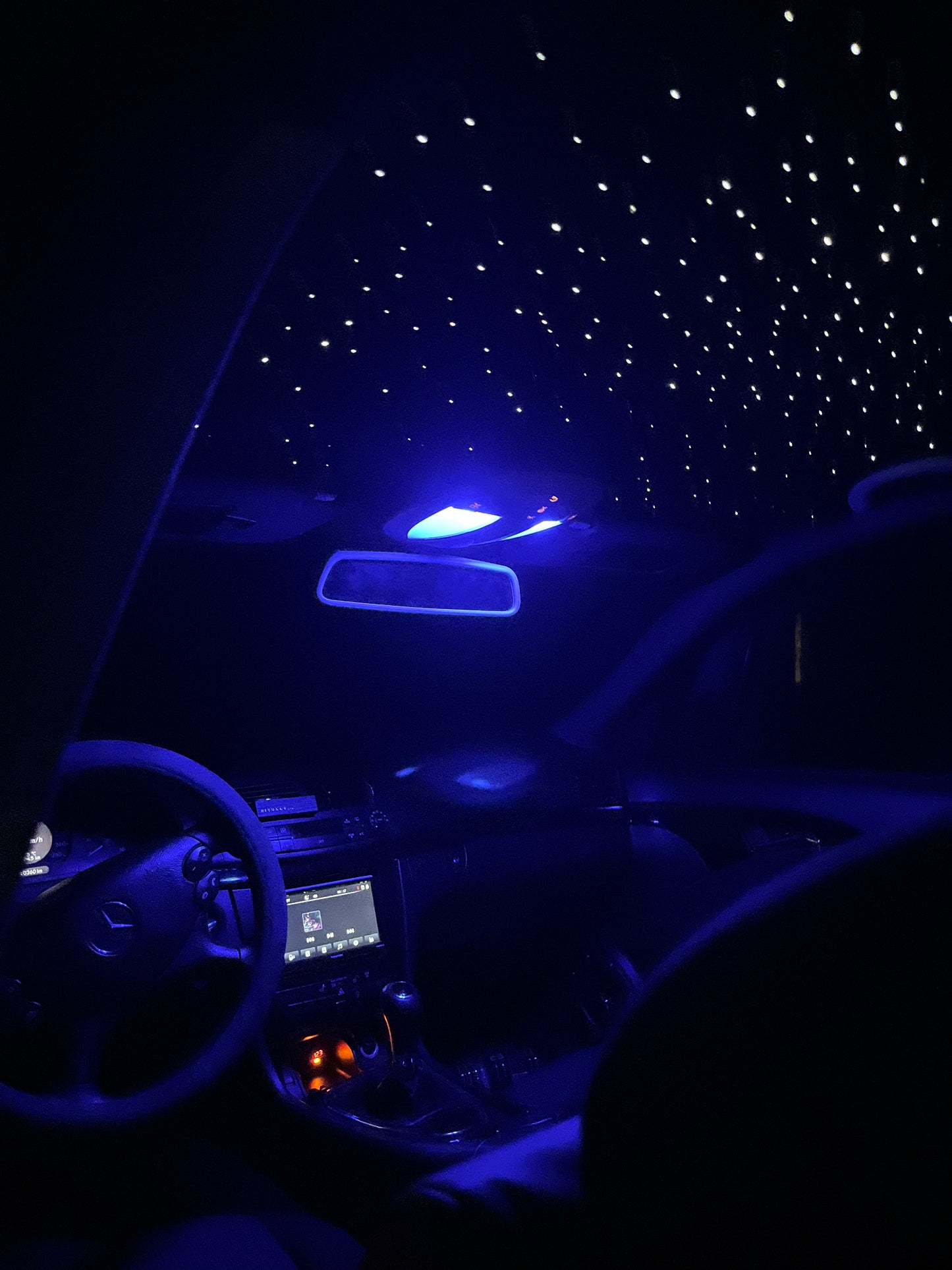 T10 Lampa Blå