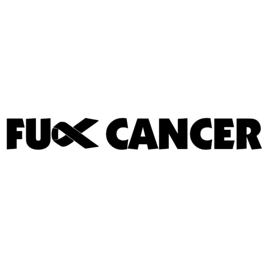 Fuck cancer dekal